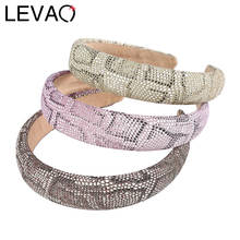 LEVAO Animal Print Headband Fine Flash Elegant Hairband Bezel Turban For Women Hair Accessories Headwear Serpentine Hair Hoop 2024 - buy cheap