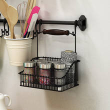 Storage Bin Under Shelf Wire Rack Cabinet Basket Kitchen Organizer Cupboard Home Supplies Finishing Organizer Basket 2024 - buy cheap