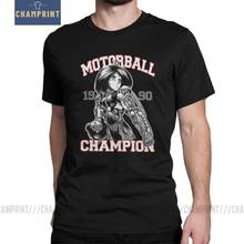 Camiseta motoball champion alita, camiseta masculina de algodão purificado popular 5xl 6xl, batalha de anjo artinm de filme cômico 2024 - compre barato