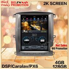 4+128G Tesla Screen For 2002 2003 2004 2005 2006 2007 Lexus LX470 Android 9 Unit Car Multimedia Player GPS Audio Radio Stereo 2024 - buy cheap