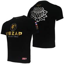 VSZAP Men T Shirt Sports Running Boxing Men's Brand Gym Fitness MMA Training Shirts Sportswear Quick Dry Men Jerseys boxeo 2024 - buy cheap