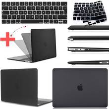 Funda de ordenador portátil para Apple Macbook Air de 13/11 pulgadas/MacBook Pro de 13/16/15 pulgadas, carcasa dura, funda protectora para portátil + cubierta para teclado 2024 - compra barato