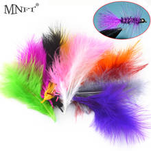 MNFT 100PCS 10 Colors Marabou Feathers Available Fly Tying Lure Materials 2024 - buy cheap