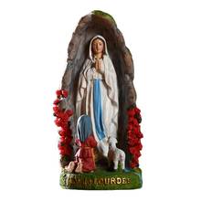 Beautiful 8 Inch Our Lady of Lourds Virgin Mary Figurine Christian Religious Wedding Gift Christmas Desktop Display Home Decors 2024 - buy cheap