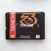 Kombat мортал 3 ЕС/японский оболочка для 16 бит карточная игра для Genesis Системы для Sega игры Sega Mega Drive 2024 - купить недорого