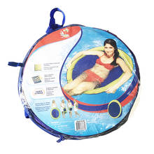 Silla flotante para piscina, tumbona de malla reclinable, cama flotante inflable para natación, playa, Verano 2024 - compra barato