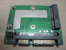 5 см низкопрофильный mSATA к SATA3 SATA 3 адаптер конвертер карты для ноутбука 2,5 дюйма внутренний SSD 2024 - купить недорого