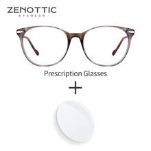 ZENOTTIC Acetate Prescription Glasses Women Vintage Cat Eye Optical Myopia Eyeglasses  Anti Blue Light Photochromic Eyewear 2024 - buy cheap