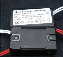 Transformador electrónico de cuentas para lámpara, controlador de luz LED halógena de 20W-50W CA 220V, AC12V, G4, MR11, GU5.3, MR16, 1 unidad 2024 - compra barato