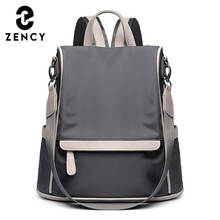 Zency-mochila exquisita de nailon Vintage para mujer, morral femenino de alta calidad, gran capacidad, primavera 2021 2024 - compra barato