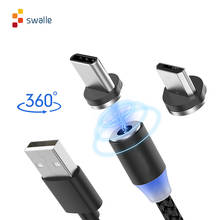 Usb-кабель Swalle, 2 А, быстрое зарядное устройство, кабель micro usb c, Зарядка синхронизация передачи данных type c, зарядка светильник кой 2024 - купить недорого