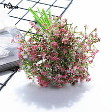 Искусственный цветок мелдель, пластиковые цветы для декора, искусственные красные цветы, свадебный букет, домашние декоративные искусственные цветы 2024 - купить недорого