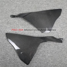 Motorcycle ECU Mid Trim Side Panel in Carbon Fiber For Yamaha YZF-R1 2015 2016 2017 2018 2019 Twill Glossy Weave 2024 - buy cheap