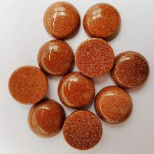 16MM Golden Sandstone Stone Round CAB GEM Cabochon Jewelry Bead (10 pcs/lot) H241 2024 - buy cheap