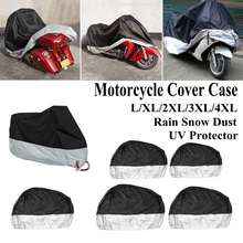 L/XL/2XL/3XL/4XL Motorcycle Cover Case Waterproof Outdoor Rain Dust with Storage Pouch for Motorcycles ATV Scooters Covers 2024 - buy cheap