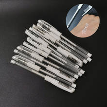 10pcs White Surgical Skin Marker Pen Tattoo Marker Pen for Eyebrow Tattoo Supplies Microblading Permanent Makeup Accessories 2024 - buy cheap