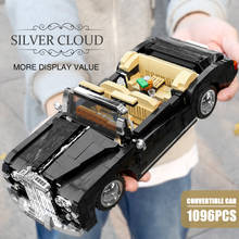 MOULD KING 10006 High-Tech Cars The MOC 1964 RR Sliver Cloud Car Model Building Blocks Bricks Assembled DIY Toys Birthday Gifts 2024 - buy cheap