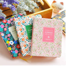 Planners Cute Pu Leather Floral Flower Schedule Book Diary Weekly Planner Notebook School Office Supplies Kawaii Stationery 2024 - buy cheap