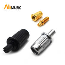 Tune-o-matic ponte studs & âncoras para guitarra elétrica cromo ouro preto para escolher/montagem diâmetro 6mm 2024 - compre barato