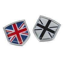 2 шт. Флаг Великобритании эмблема Флаг Британский значок наклейка алюминиевый щит 3D наклейка Стайлинг автомобиля отделка 2024 - купить недорого