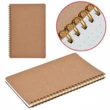 A5 Spiral Notebook Medium A5 Dotted Grid Journal Cardboard Soft Cover 100 Pages DIY Sketchbook Office Supplies Stationey 2024 - buy cheap