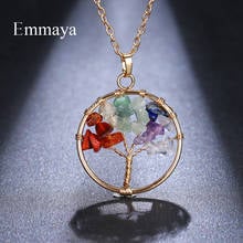 EMMAYA New Arrival Brilliant Multiple Choices Lovely Life Tree Necklace Pendant Natural Style Ladies Party ingeniou Gift 2024 - buy cheap