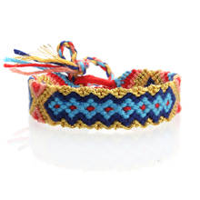 Boho Embroidery String Woven Friendship Bracelet Women Men 2019 New Fashion Multicolored Tie Maya Aztec Cute Jewelry Cordon 2024 - buy cheap