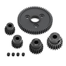 Metal Spur Gear 54T 0.8 32P 3956 with 16T 18T 20T 21T Pinions Gear Set for 1/10 Traxxas Slash Stampede Summit E-Revo 2024 - buy cheap
