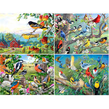 5D DIY Diamond Painting Animals Birds Set Cross Stitch Kit Full Drill Square Embroidery Mosaic Art Picture of Rhinestones Gift 2024 - buy cheap