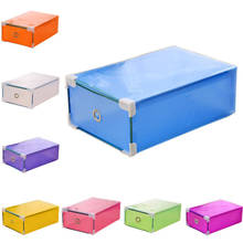 Shoes Storage Box Plastic Foldable Translucence Drawer Storage Organizer Container Case Shoe Boxes 2024 - buy cheap