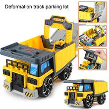 Changeable Track Excavator Construction Vehicle Model Toys Kids Birthday Gift 2024 - buy cheap