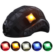 Sinal de sobrevivência para capacete, lâmpada tática de sobrevivência, 5 cores, luz segura, à prova d'água, caça, airsoft, molle, indicadores de sinal estroboscópio 2024 - compre barato