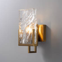 Новый стиль Хрустальный светодиодный настенный светильник E14 лампа для гостиной прикроватное настенное бра для ванной комнаты освещение лестницы Светильник Настенный домашний деко поверхностное крепление 2024 - купить недорого