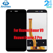 Для Huawei Honor 8 Pro ЖК-дисплей + сенсорный экран дигитайзер сборка Замена + рамка для Huawei Honor V9 DUK-L09 DUK-AL20 ЖК-дисплей 2024 - купить недорого