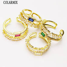 8 Pcs Fashion Zircon crystal Layer Open jewelry rings jewelry rings Gift for women jewelry Gift fashion 51356 2024 - buy cheap