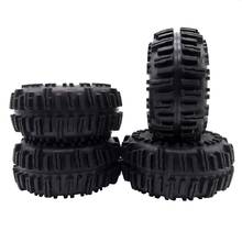 New 4pcs Rock Crawler 2.2 inch Tires Soft 128mm Tyre with Foams for Axial Wraith SCX10 Jeep Wrangler TRX-4 2.2 WHEEL 2024 - buy cheap