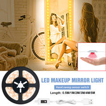 Hollywood Vanity Light Strip LED Makeup Mirror Lamp Tape USB Dressing Table Wall Lamp LED Hand Sweep Sensor Light 0.5 1 2 3 4 5M 2024 - buy cheap