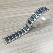 Ремешок из керамики из нержавеющей стали для Samsung Galaxy Watch 3, ремешок для часов 2 1, 20 мм, 22 мм, 41 мм, 45 мм, 46 мм, 42 мм 2024 - купить недорого