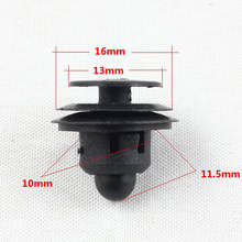 KA LI LI Brand New Black Plastic Clip Fastener Auto Door Panel Trim Retainers For Nissan Car accessories 2024 - buy cheap