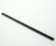 20pc Strip Tin PCB Panel Female IC Breakable 40pin Single Row Round Header Socket 2024 - купить недорого