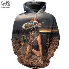 PLstar Cosmos Duck Hunting Animal Hunter Camo Tattoo Autumn Sweatshirt Tracksuit Pullover Harajuku 3DPrint Men/Women Hoodies B20 2024 - buy cheap