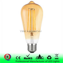 Lámpara Retro Edison bombilla de filamento LED E27, candelabro de 220V, E14, iluminación de globo, COB, decoración del hogar 2024 - compra barato