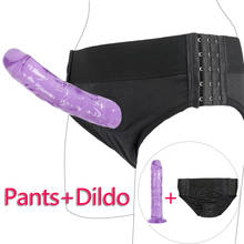 Calcinha lésbica com cinta ajustável, brinquedo sexual realista para mulheres, brinquedos eróticos 2024 - compre barato