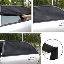 2PCS Car Curtains Front/Rear Side Window Net / Mesh Fabric Curtain Block The Sun Reduces Temperature Window Screens Dropshipping 2024 - buy cheap