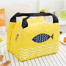OKKID thermal lunch bag for kids portable waterproof  picnic bag student girls boys insulated school lunch box fresh picnic box 2024 - buy cheap