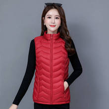 Jacket Vest Short Autumn Winter down Cotton Vest Casual plus Size Women Vest Cotton Coat Jacket Chaleco Mujer 2024 - buy cheap