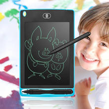 Tableta de escritura LCD para niños, tableta de dibujo gráfico Digital, tablero electrónico de escritura a mano + bolígrafo/batería, 6,5 pulgadas 2024 - compra barato
