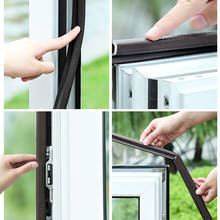 Foam Soundproof Door Window Sealing Strip Self-adhesive  Door Gap Anti Collision Weather Stripping  Filler Window Hardware 5M 2024 - buy cheap