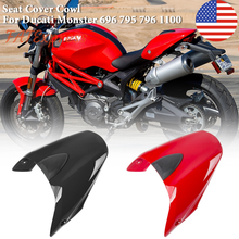 Funda de asiento trasero para motocicleta Ducati Monster 696, 795, 796, 1100, 2008, 2009, 2010, 2011, 2012, 2013, 2014, 2024 - compra barato