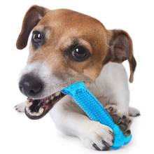 Жевательные игрушки для собак, резиновая игрушка для костей, палочка для чистки зубов животных, зубная щетка для собак, аксессуары для ухода за питомцами 2024 - купить недорого